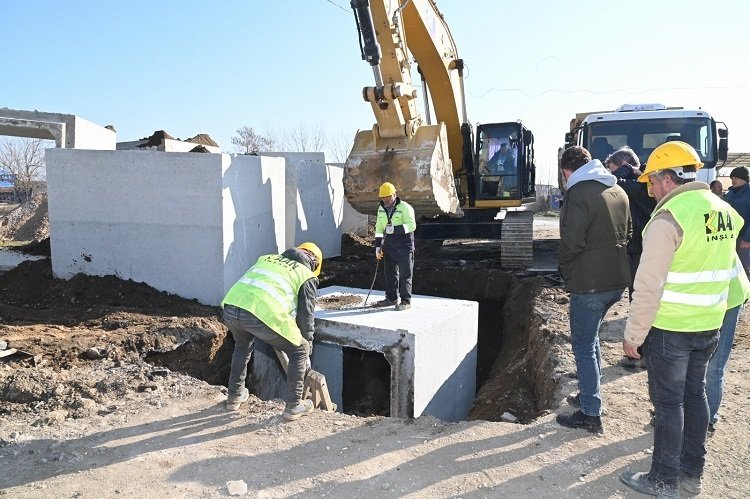Manisa’da 46 milyon TL’lik menfez çalışmaları incelendi