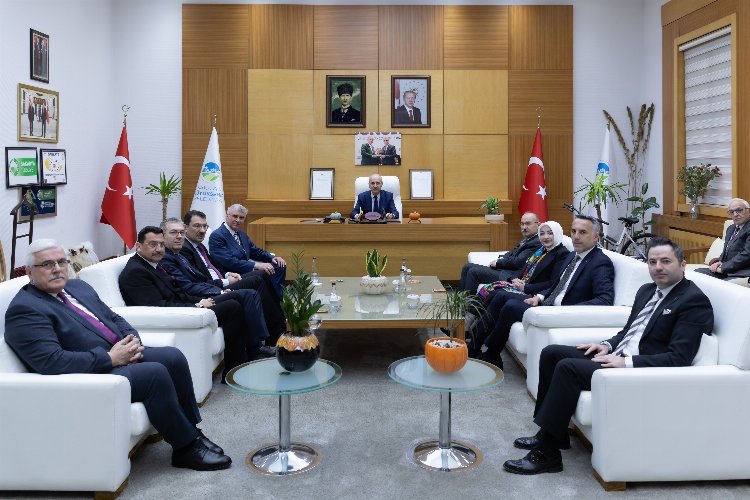 TBMM Başkanı Kurtulmuş’tan Başkan Yüce’ye ziyaret