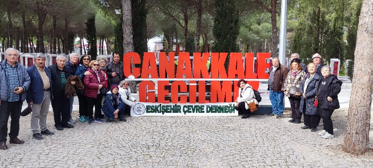 ESÇEVDER üyeleri Çanakkale’de tarihi soludu