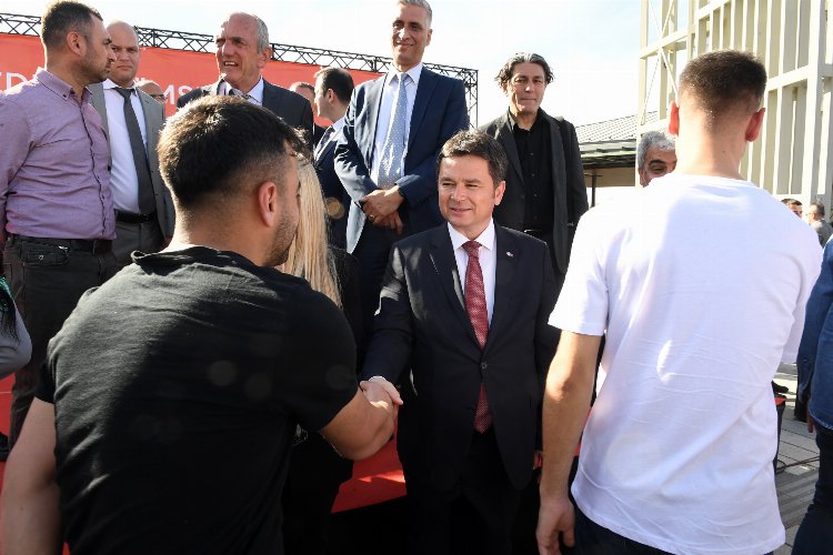 Bursa Osmangazi’de Başkan Aydın personeliyle bayramlaştı