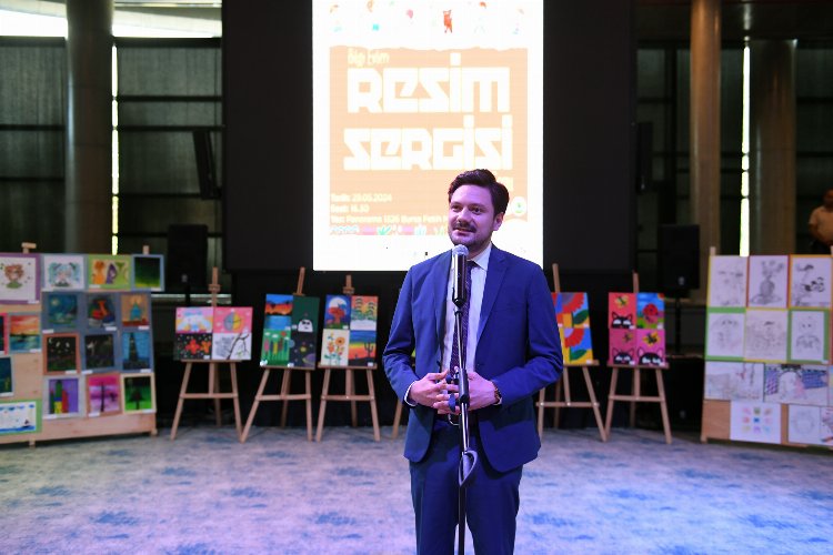 Bilgi Evi öğrencilerinden dönem sonu sergisi