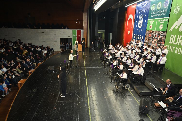Bursa’da Engelliler Meclisi’nden ‘Bahara merhaba’ konseri