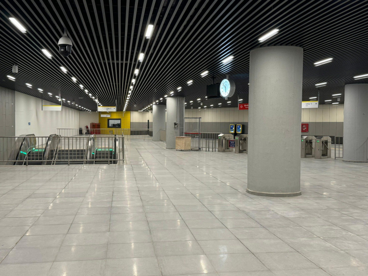 M9 metro hattı yeni istasyonuyla büyüyor