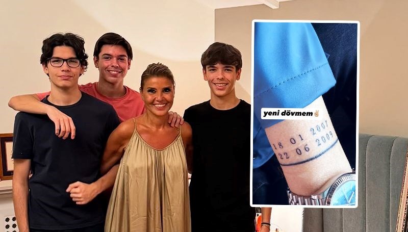 Gülben Ergen’den manalı dövme