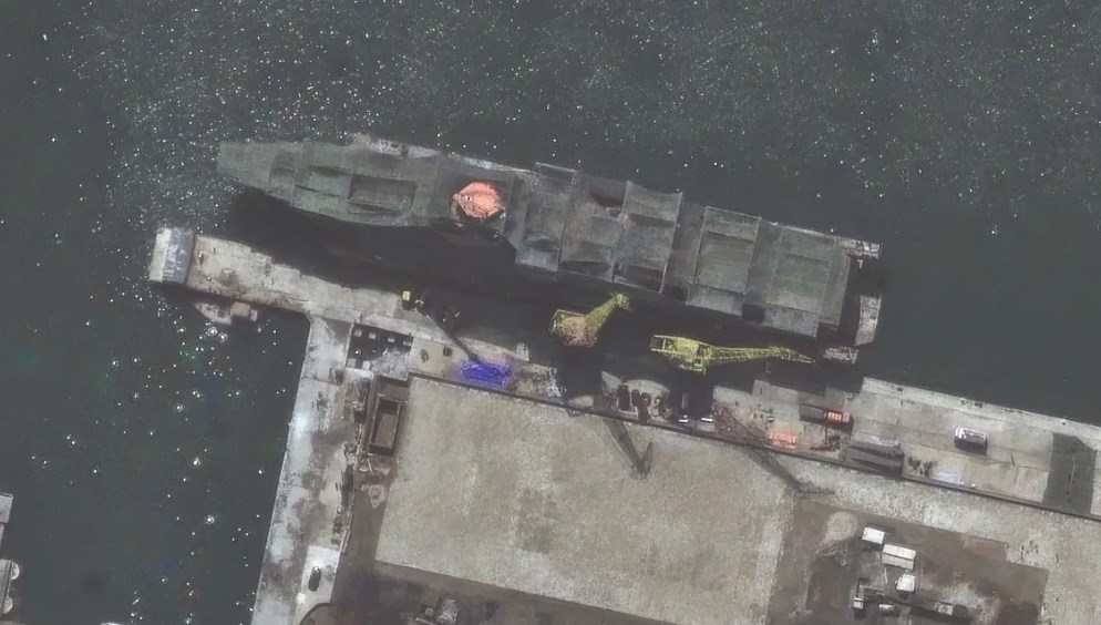 Kuzey Kore yaptı: En büyük savaş gemisinin uydu imajları ortaya çıktı