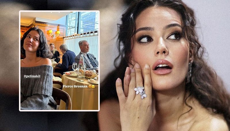 Pelin Akil New York’ta “James Bond” ile karşılaştı