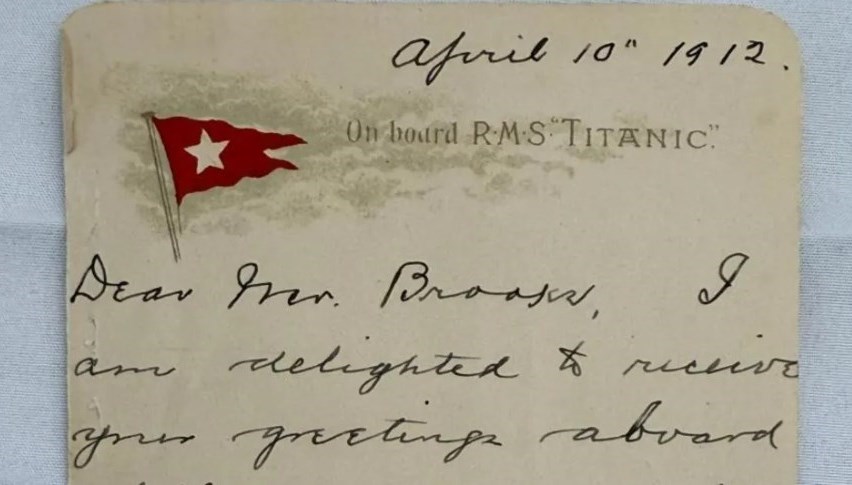 Titanik’in “kehanet” mektubu: Günümüze ulaşan tek örnek satışa çıkıyor