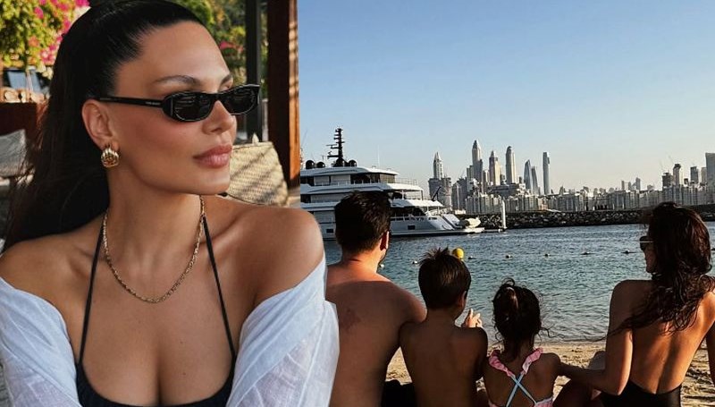 Almeda Abazi Dubai’den paylaştı: Ailece tatil keyfi
