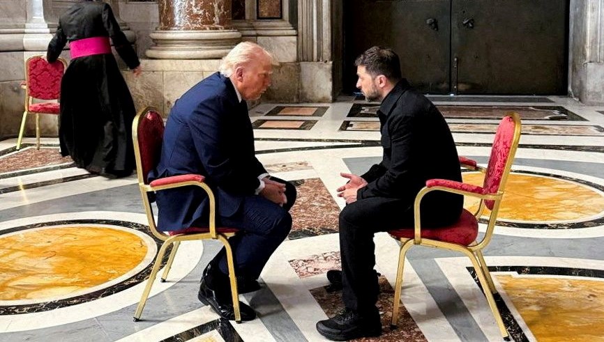 Zelenski’den Trump açıklaması: “En düzgün görüşmemiz Vatikan’daydı”