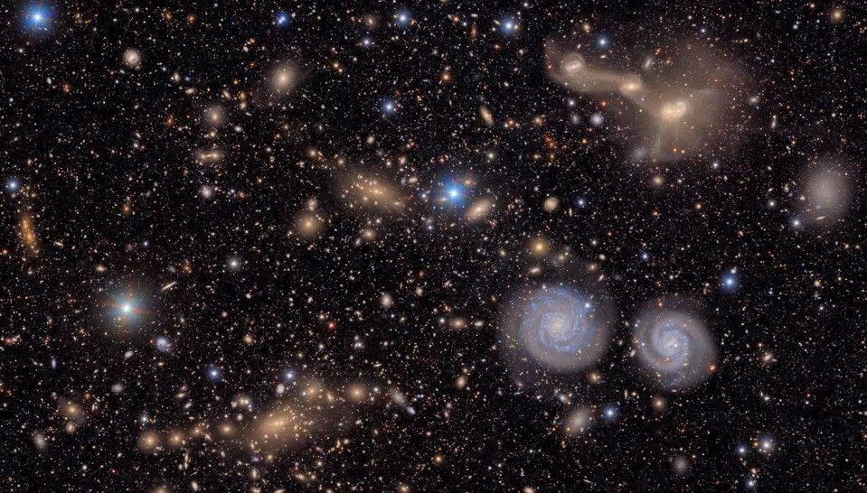 Bir fotoğrafta 10 milyon galaksi