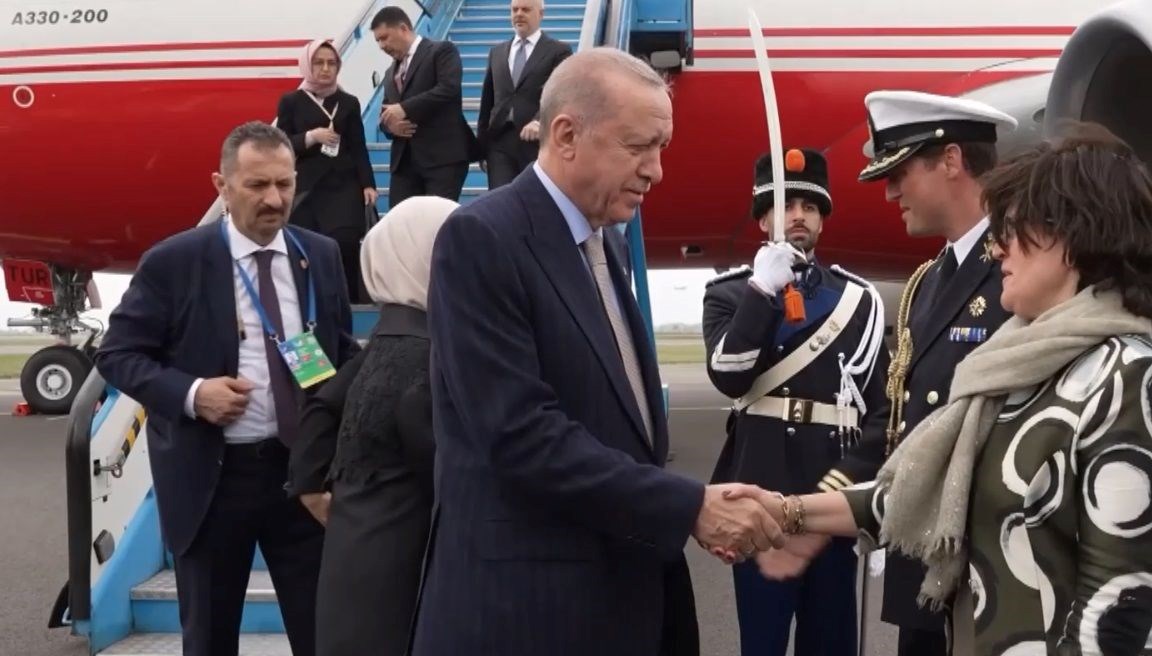 Cumhurbaşkanı Erdoğan Lahey’de: Trump ile görüşecek