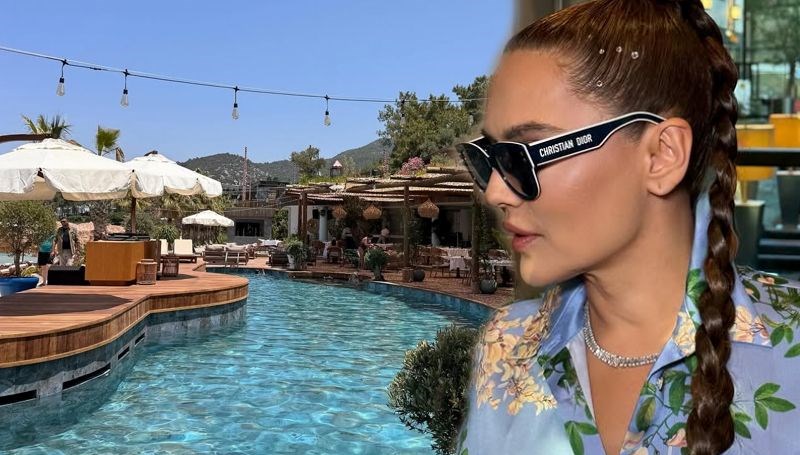 Demet Akalın’dan tatil pozları
