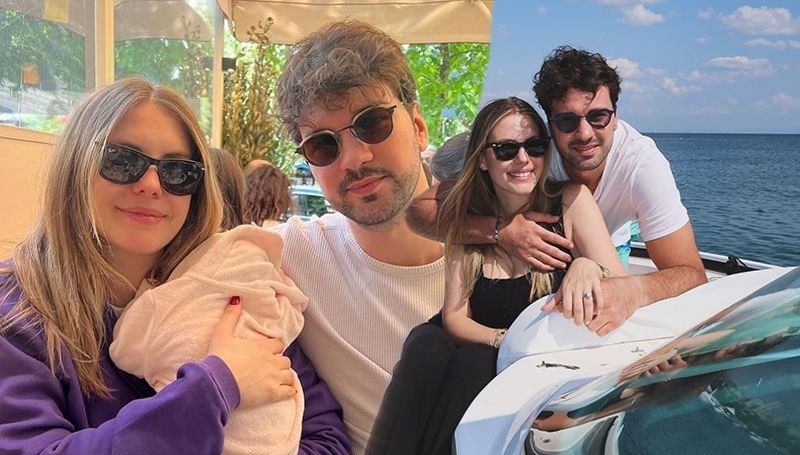 Eda Ece ile Buğrahan Tuncer’in tekne keyfi