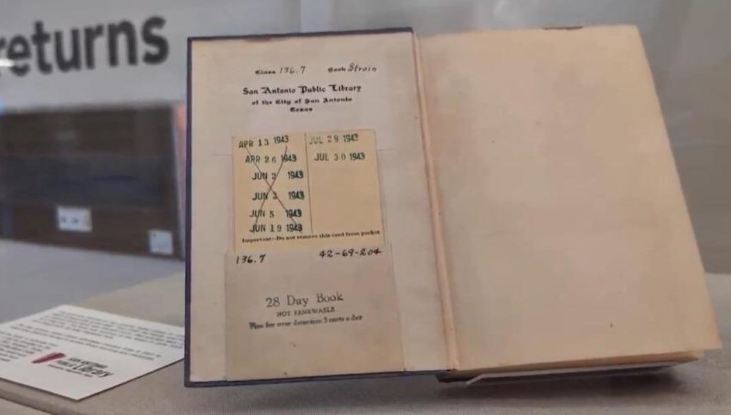 Kütüphaneden ödünç alınan kitap 82 yıl sonra geri geldi: Büyükannem artık cezasını ödeyemeyecek