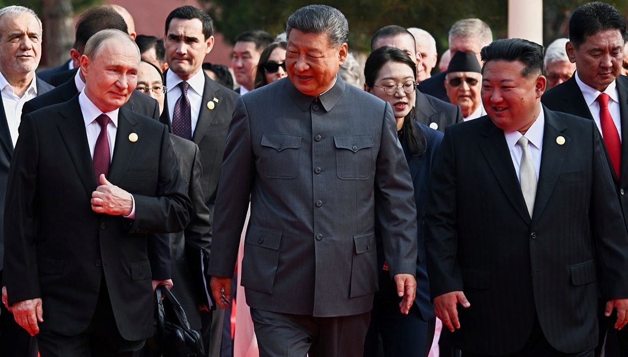 Putin, Kim ve Şi yan yana